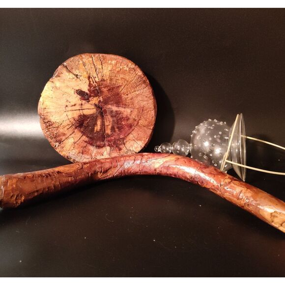 Handcrafted Live Oak & Dogwood Root, Rustic Candle Holder Indoor/Outdoor Decor - Picture 4 of 11